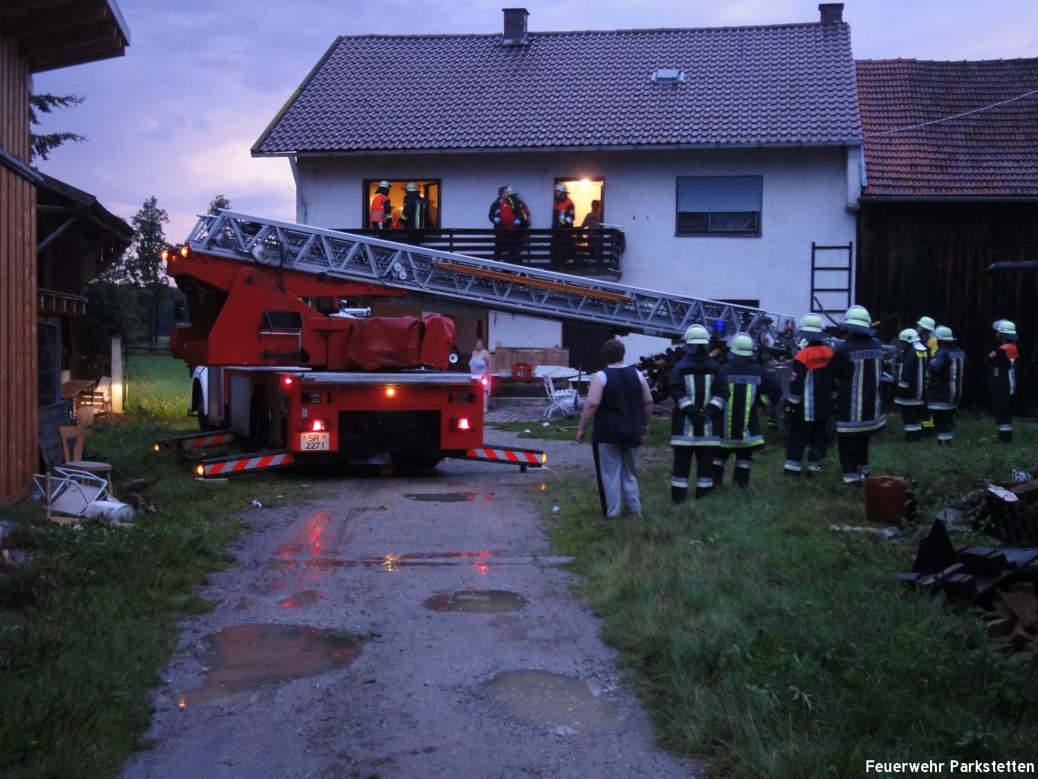 Personenrettung FF Parkstetten